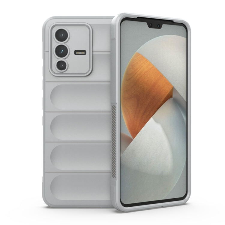 For vivo S12 Magic Shield TPU + Flannel Phone Case