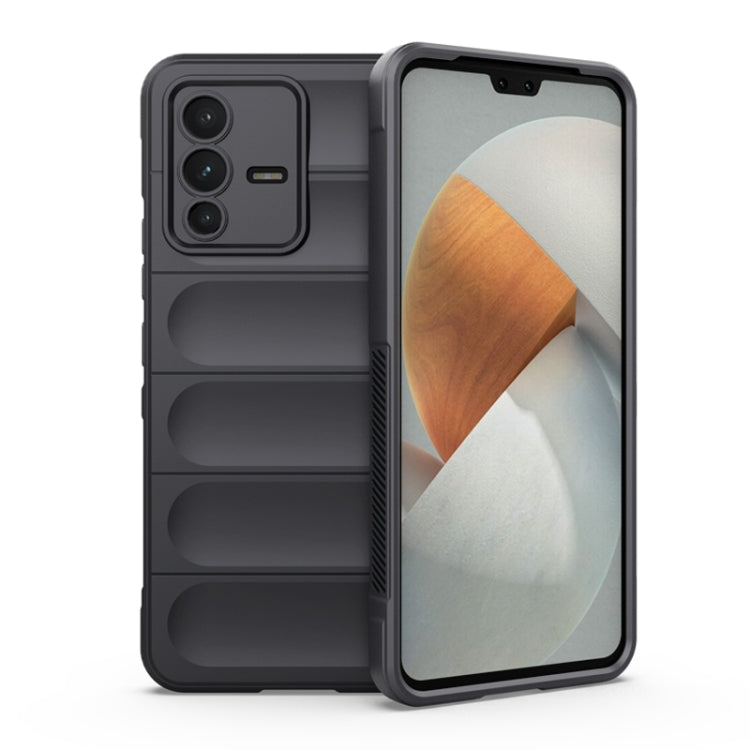 For vivo S12 Magic Shield TPU + Flannel Phone Case