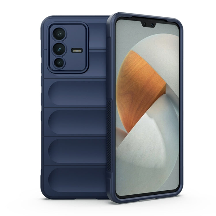 For vivo S12 Magic Shield TPU + Flannel Phone Case