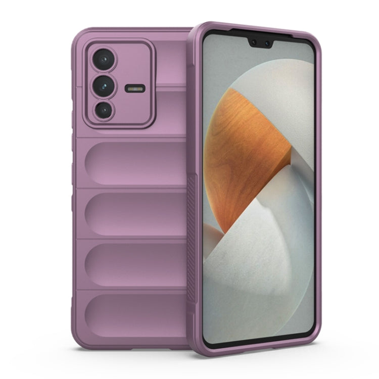 For vivo S12 Magic Shield TPU + Flannel Phone Case