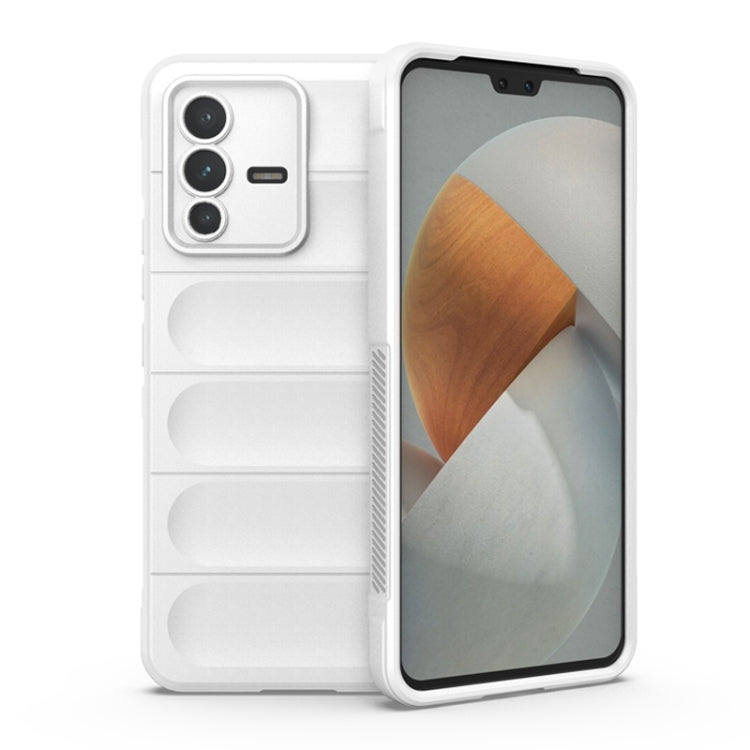 For vivo S12 Magic Shield TPU + Flannel Phone Case