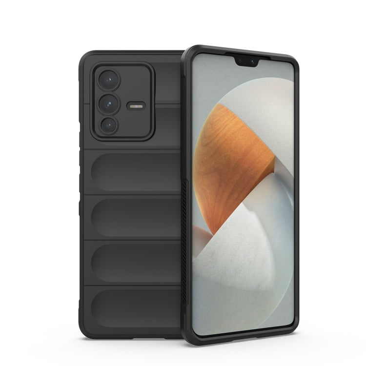 For vivo S12 Pro Magic Shield TPU + Flannel Phone Case