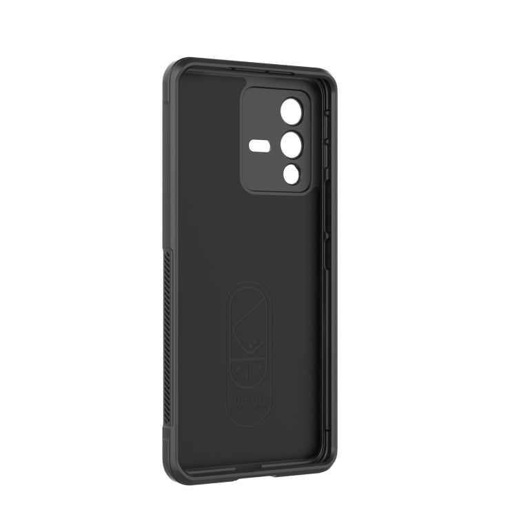 For vivo S12 Pro Magic Shield TPU + Flannel Phone Case