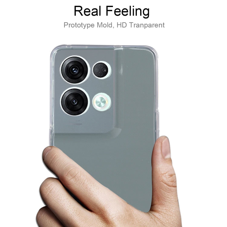 For OPPO Reno8 Pro 0.75mm Ultra-thin Transparent TPU Phone Case