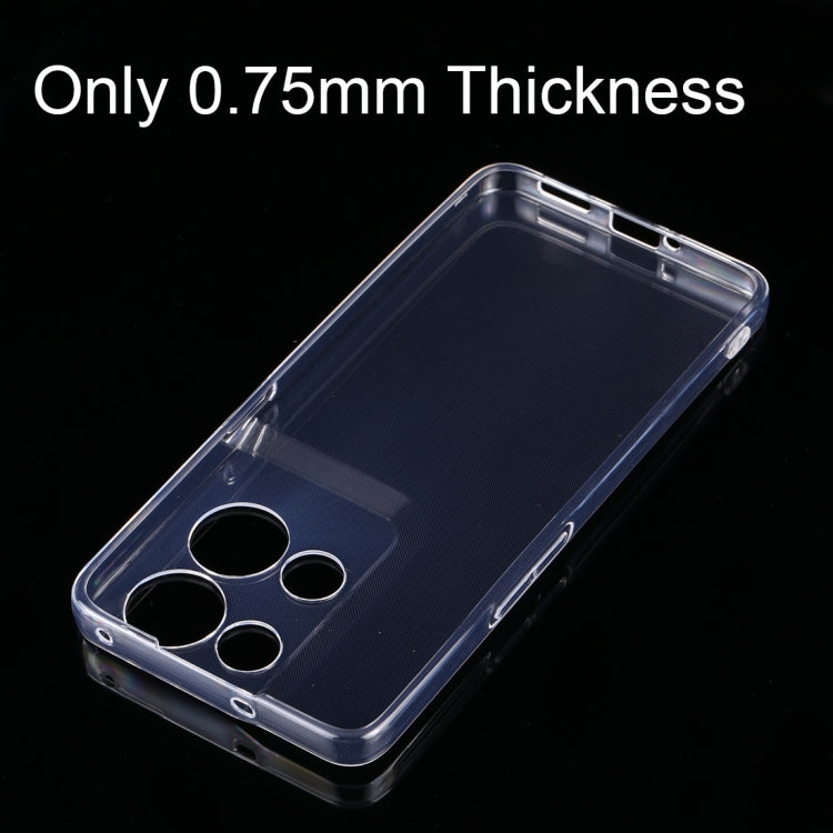 For OPPO Reno8 Pro 0.75mm Ultra-thin Transparent TPU Phone Case