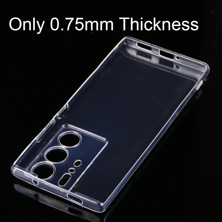 For ZTE Axon 40 Ultra 0.75mm Ultra-thin Transparent TPU Phone Case
