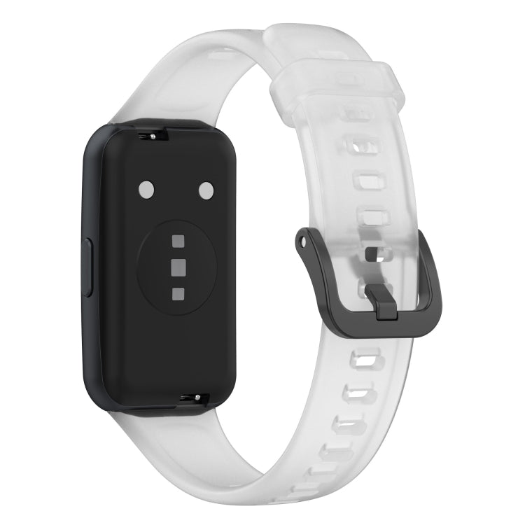 For Huawei Band 7 / 7 NFC Transparent Silicone Watch Band