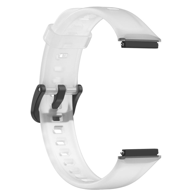For Huawei Band 7 / 7 NFC Transparent Silicone Watch Band