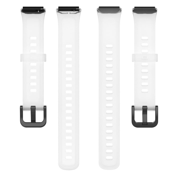 For Huawei Band 7 / 7 NFC Transparent Silicone Watch Band