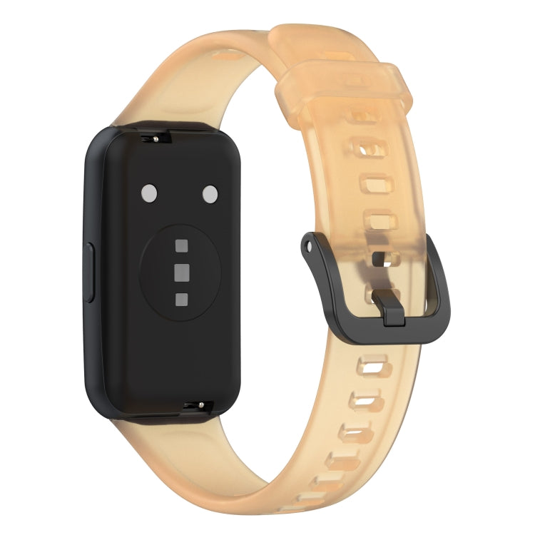 For Huawei Band 7 / 7 NFC Transparent Silicone Watch Band