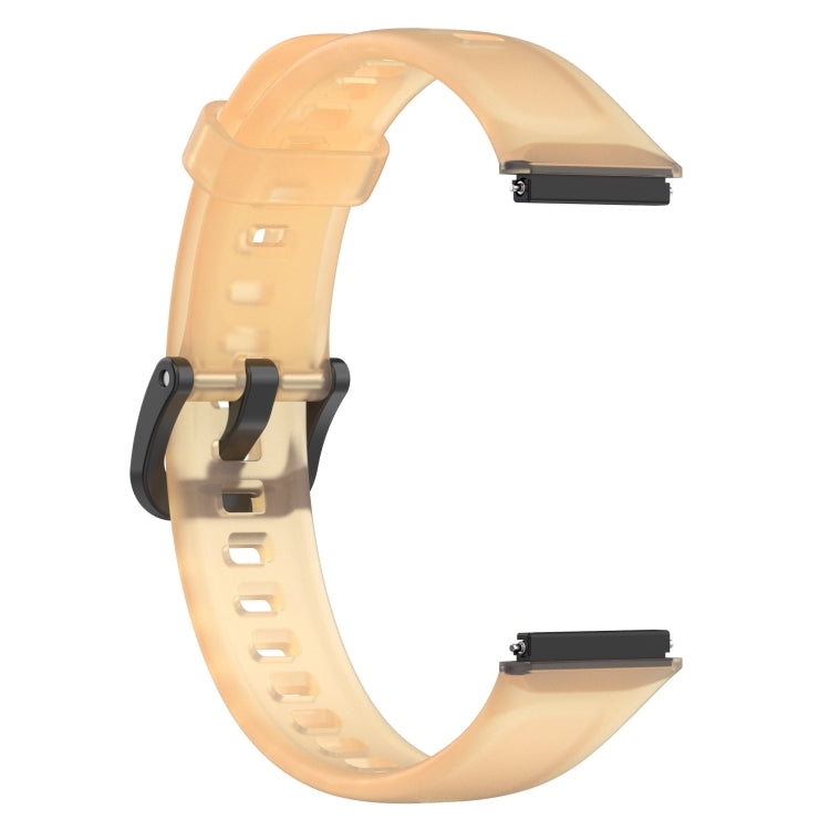 For Huawei Band 7 / 7 NFC Transparent Silicone Watch Band