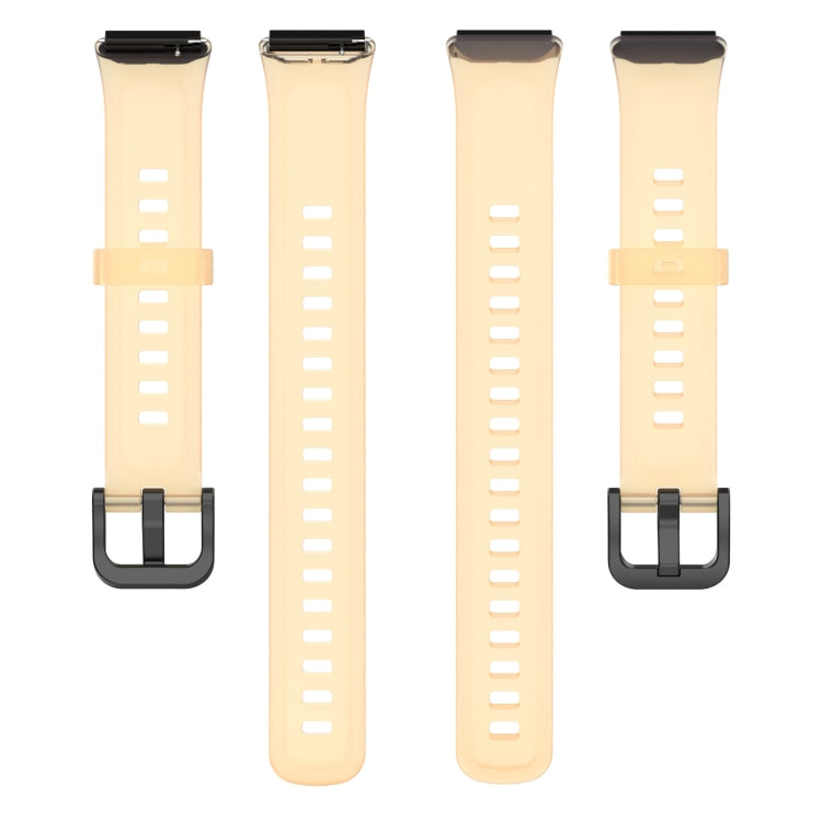 For Huawei Band 7 / 7 NFC Transparent Silicone Watch Band