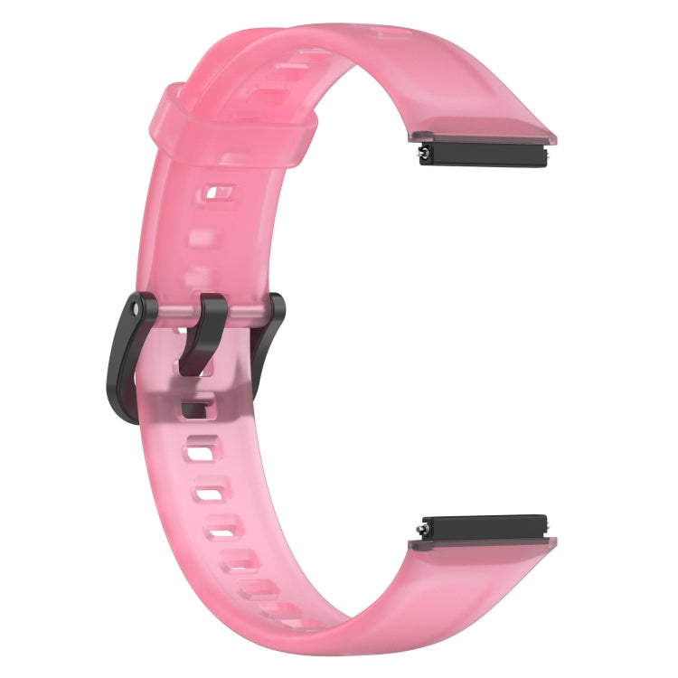 For Huawei Band 7 / 7 NFC Transparent Silicone Watch Band