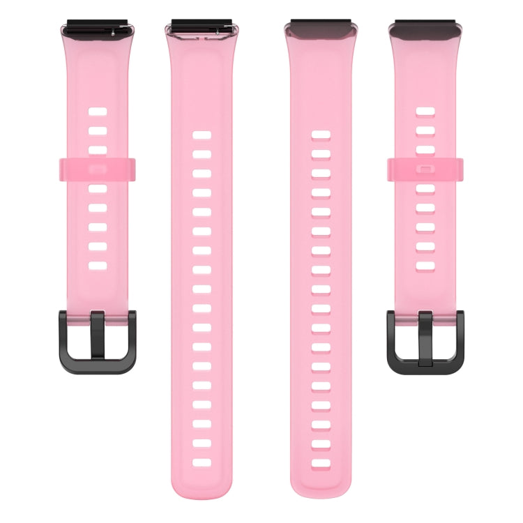 For Huawei Band 7 / 7 NFC Transparent Silicone Watch Band