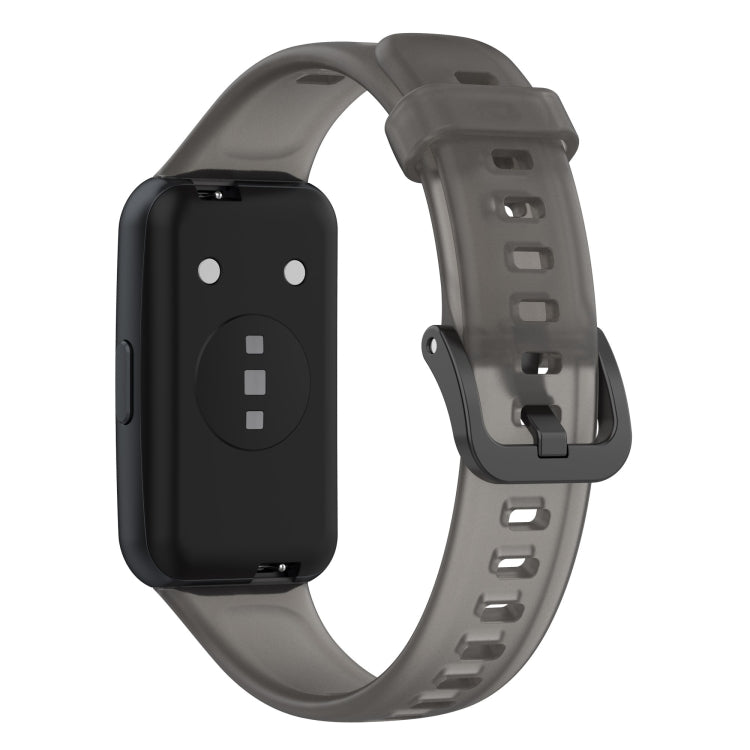 For Huawei Band 7 / 7 NFC Transparent Silicone Watch Band