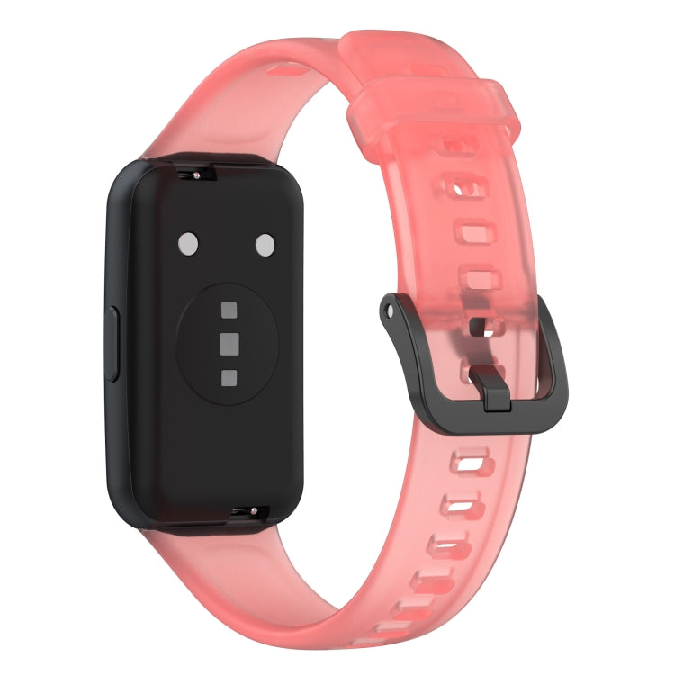 For Huawei Band 7 / 7 NFC Transparent Silicone Watch Band