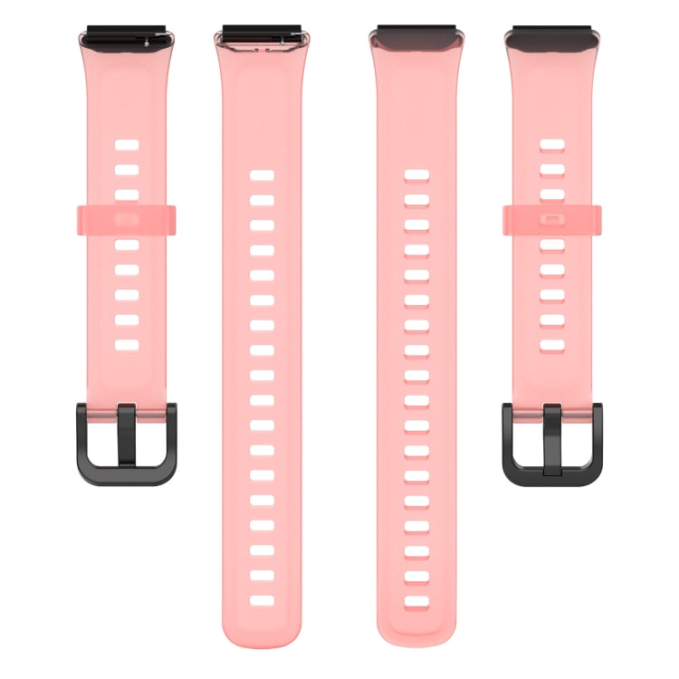 For Huawei Band 7 / 7 NFC Transparent Silicone Watch Band