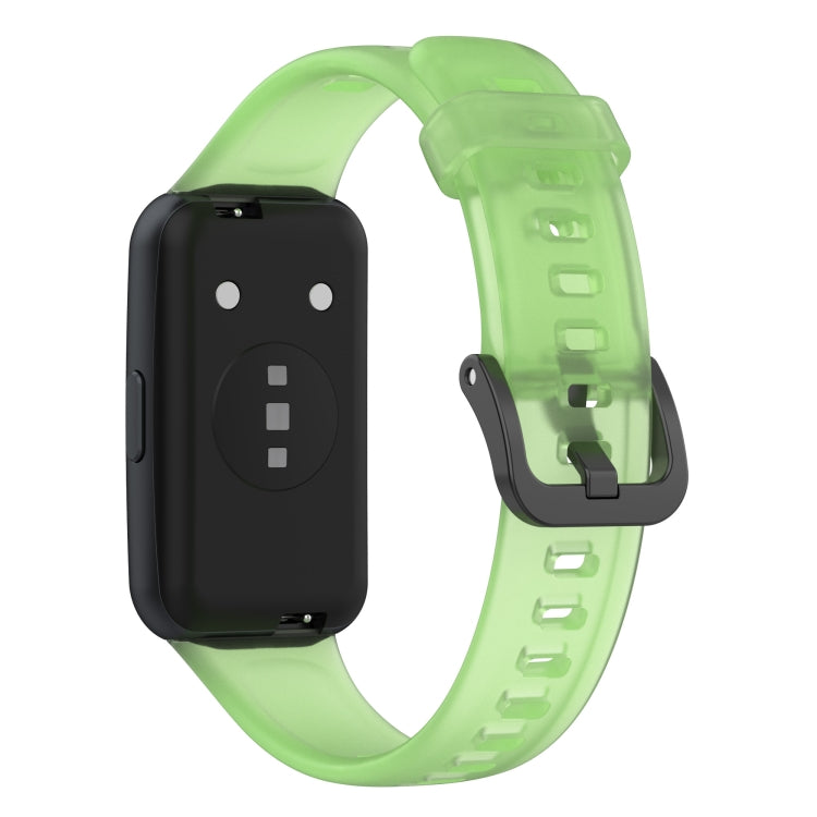 For Huawei Band 7 / 7 NFC Transparent Silicone Watch Band