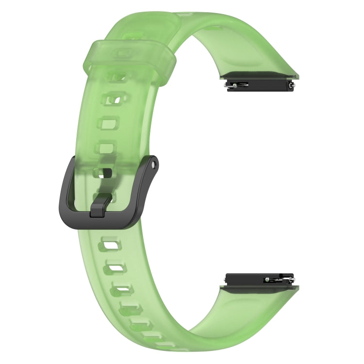 For Huawei Band 7 / 7 NFC Transparent Silicone Watch Band