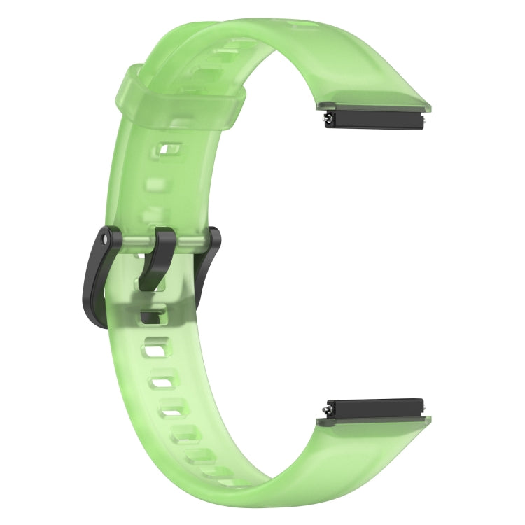 For Huawei Band 7 / 7 NFC Transparent Silicone Watch Band