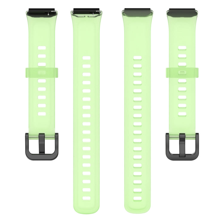 For Huawei Band 7 / 7 NFC Transparent Silicone Watch Band