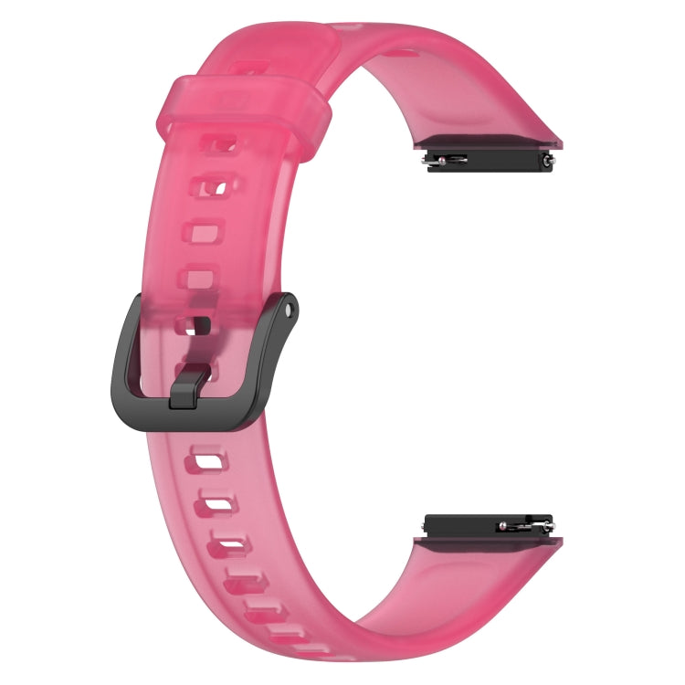 For Huawei Band 7 / 7 NFC Transparent Silicone Watch Band