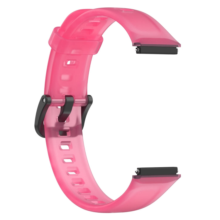 For Huawei Band 7 / 7 NFC Transparent Silicone Watch Band