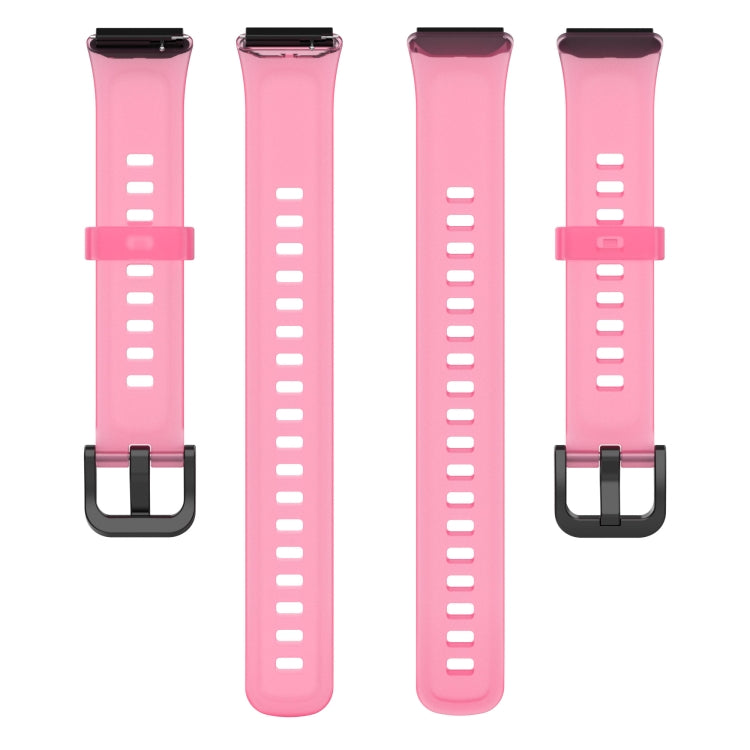 For Huawei Band 7 / 7 NFC Transparent Silicone Watch Band