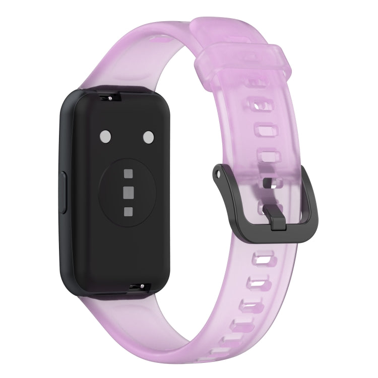 For Huawei Band 7 / 7 NFC Transparent Silicone Watch Band