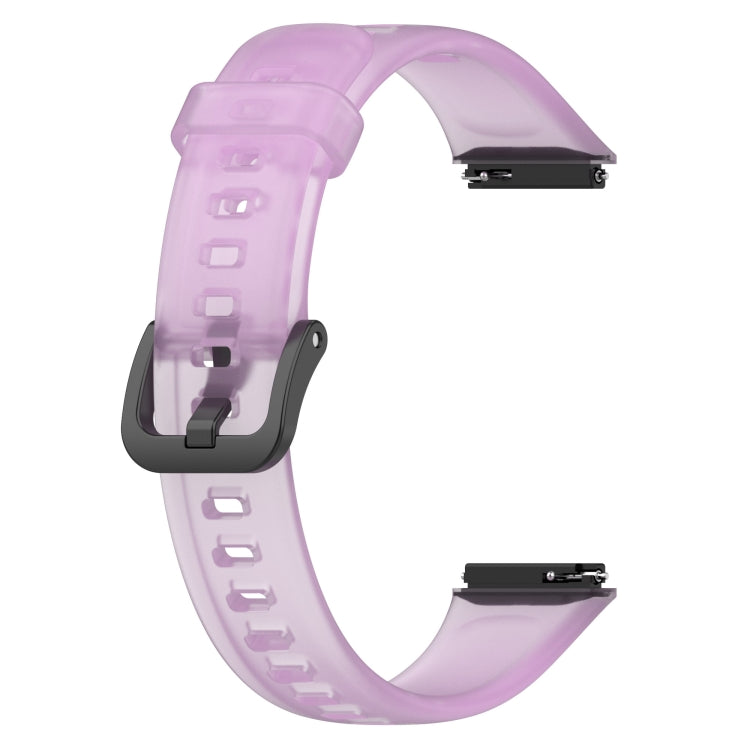 For Huawei Band 7 / 7 NFC Transparent Silicone Watch Band