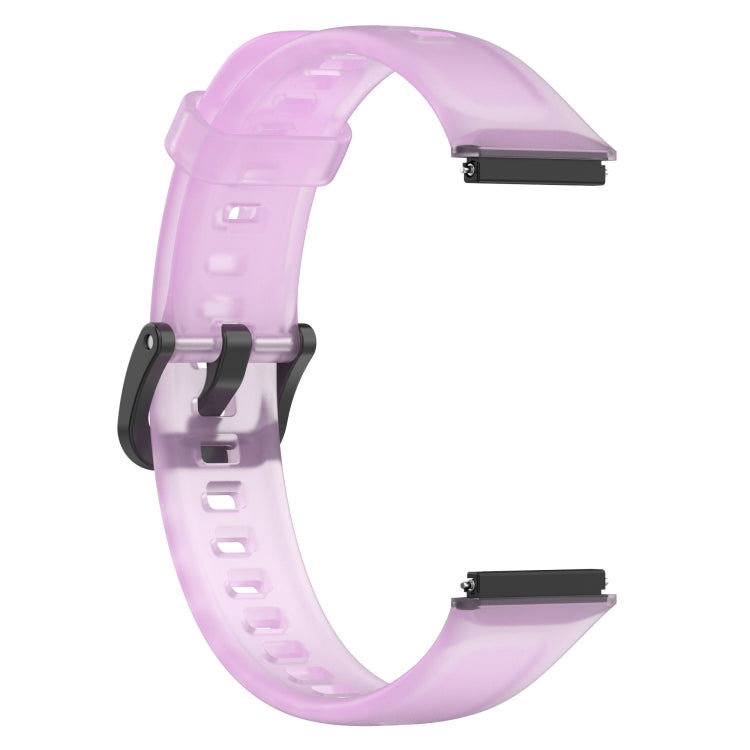 For Huawei Band 7 / 7 NFC Transparent Silicone Watch Band