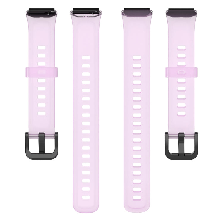 For Huawei Band 7 / 7 NFC Transparent Silicone Watch Band