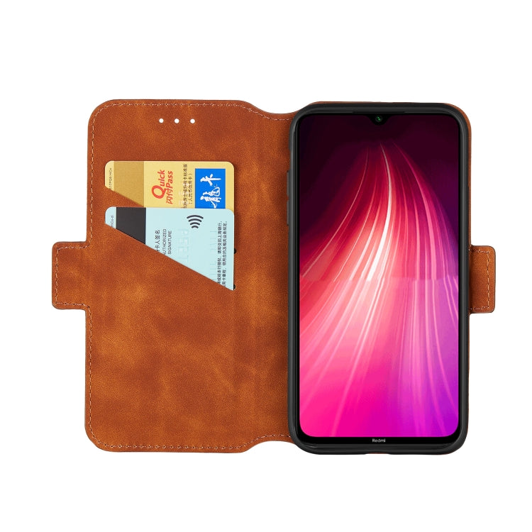 For Xiaomi Redmi Note 8T Retro Frosted Oil Side Horizontal Flip Case with Holder & Card Slots