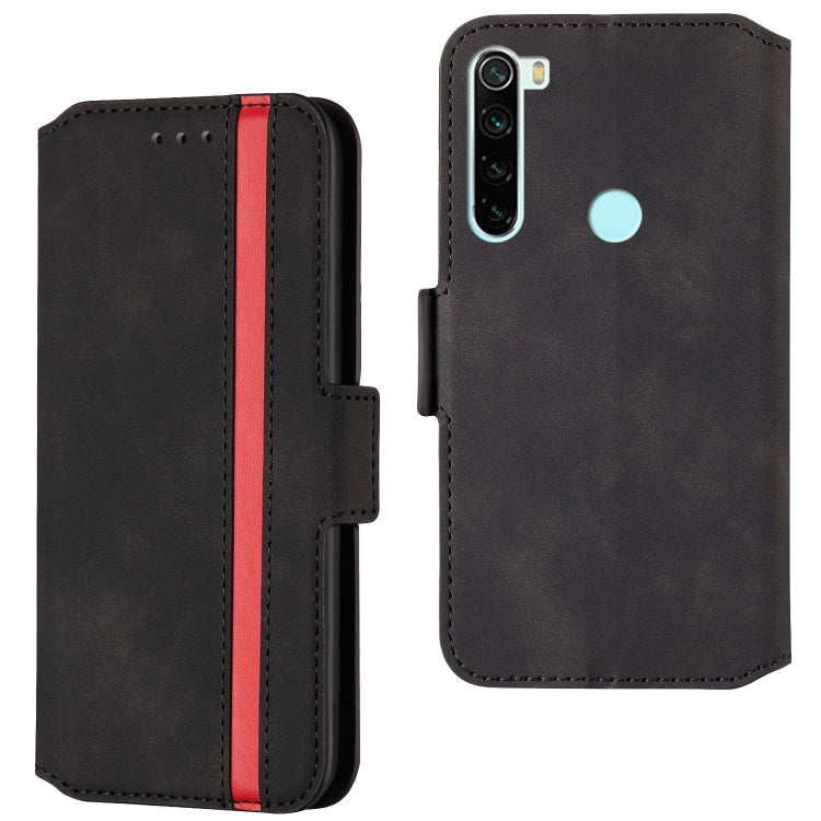 For Xiaomi Redmi Note 8T Retro Frosted Oil Side Horizontal Flip Case with Holder & Card Slots