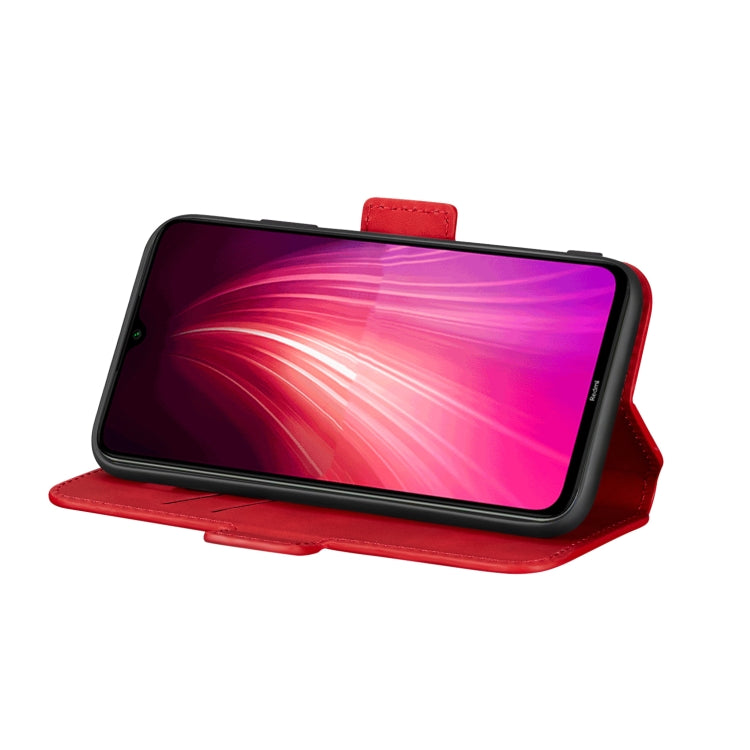 For Xiaomi Redmi Note 8T Retro Frosted Oil Side Horizontal Flip Case with Holder & Card Slots