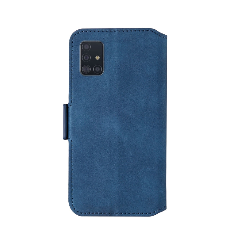 For Galaxy A51 Retro Frosted Oil Side Horizontal Flip Case with Holder & Card Slots