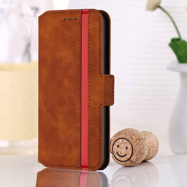 For Galaxy A71 Retro Frosted Oil Side Horizontal Flip Case with Holder & Card Slots