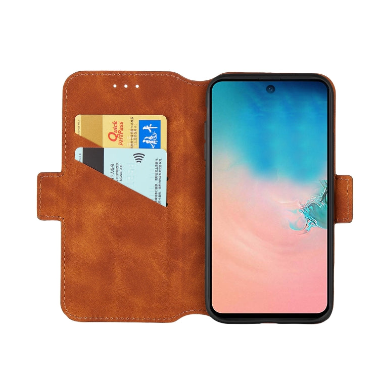 For Galaxy A71 Retro Frosted Oil Side Horizontal Flip Case with Holder & Card Slots