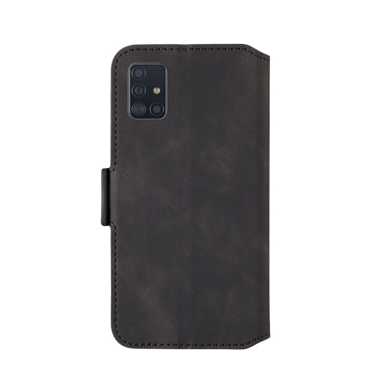 For Galaxy A71 Retro Frosted Oil Side Horizontal Flip Case with Holder & Card Slots