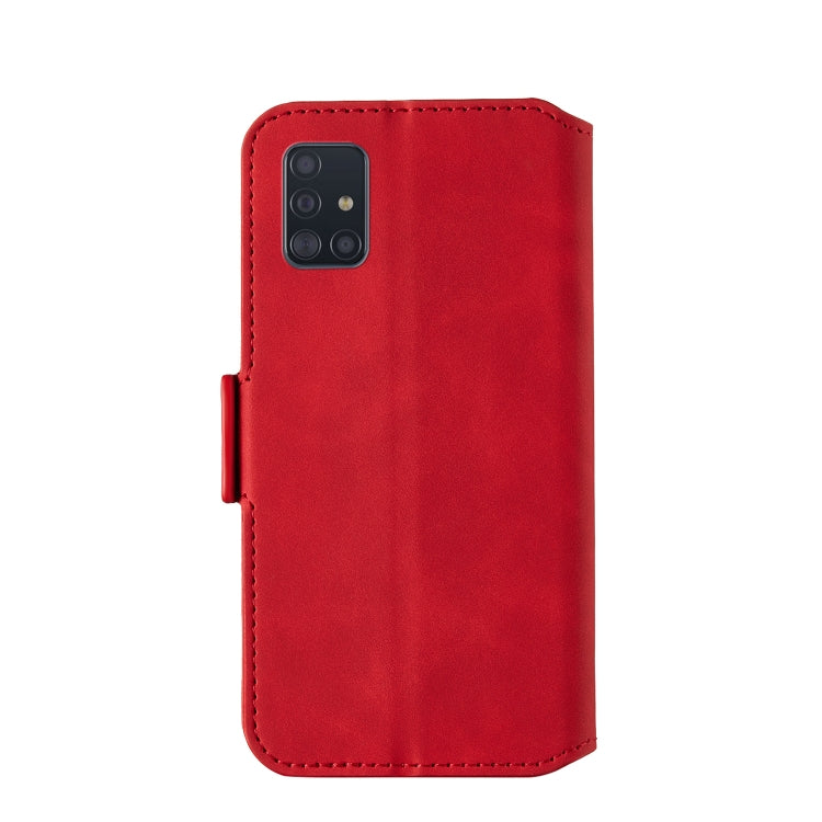 For Galaxy A71 Retro Frosted Oil Side Horizontal Flip Case with Holder & Card Slots