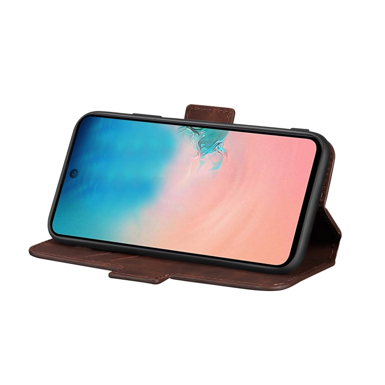 For Galaxy A71 Retro Frosted Oil Side Horizontal Flip Case with Holder & Card Slots