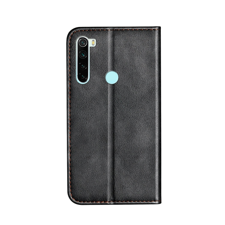 For Xiaomi Redmi Note 8 Business Solid Color Stitching Horizontal Flip PU Leather Case with Holder & Card Slot