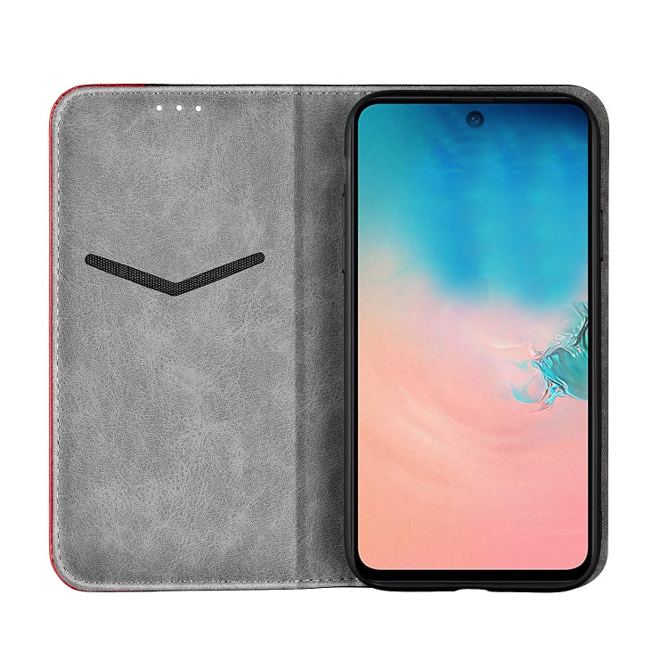 For Galaxy A51 Business Solid Color Stitching Horizontal Flip PU Leather Case with Holder & Card Slot