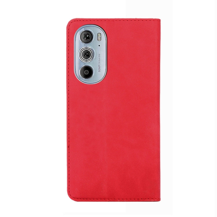 For Motorola Moto Edge+ 2022/Edge 30 Pro Skin Feel Magnetic Horizontal Flip Leather Phone Case