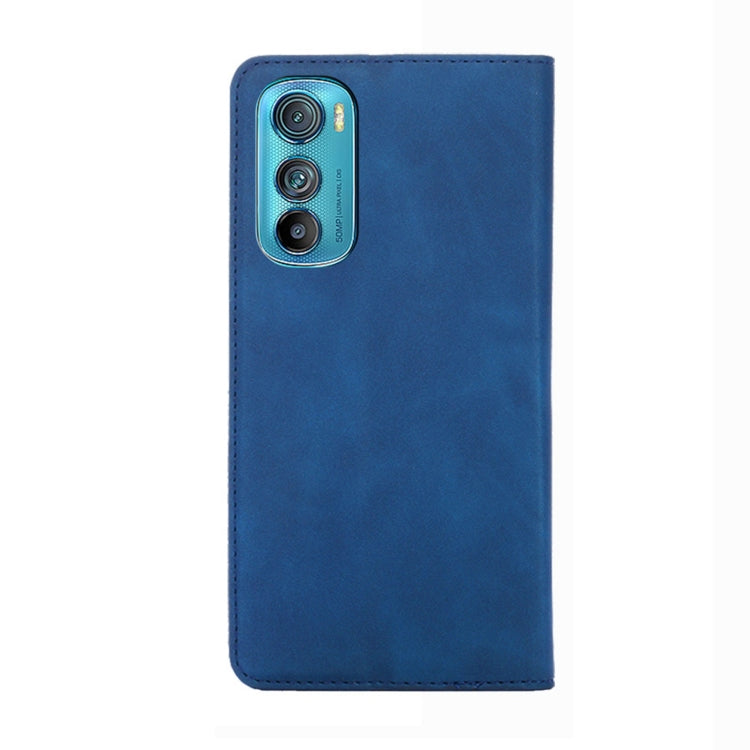 For Motorola Moto Edge 30 Skin Feel Magnetic Horizontal Flip Leather Phone Case