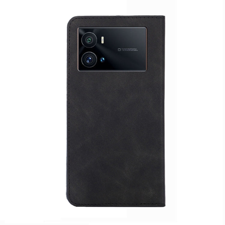 For vivo iQOO 9 Pro 5G Skin Feel Magnetic Horizontal Flip Leather Phone Case