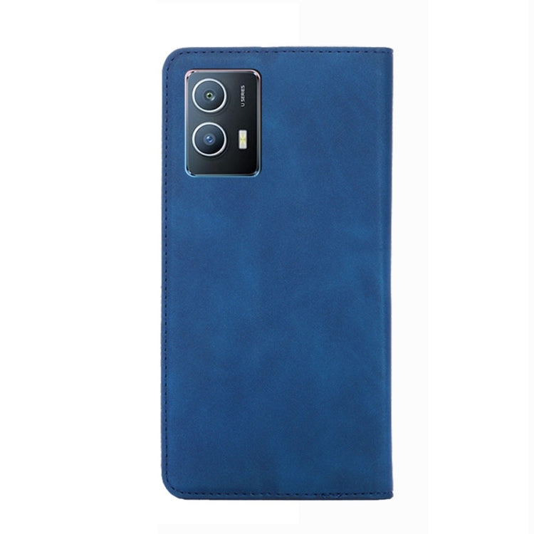 For vivo iQOO U5 5G Skin Feel Magnetic Horizontal Flip Leather Phone Case