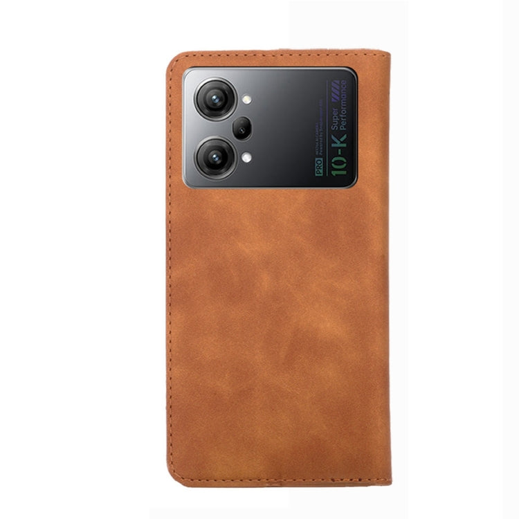 For OPPO K10 Pro 5G Skin Feel Magnetic Horizontal Flip Leather Phone Case
