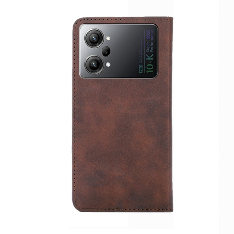 For OPPO K10 Pro 5G Skin Feel Magnetic Horizontal Flip Leather Phone Case