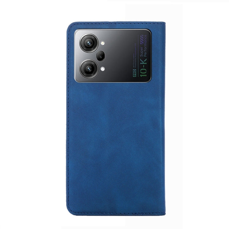 For OPPO K10 Pro 5G Skin Feel Magnetic Horizontal Flip Leather Phone Case